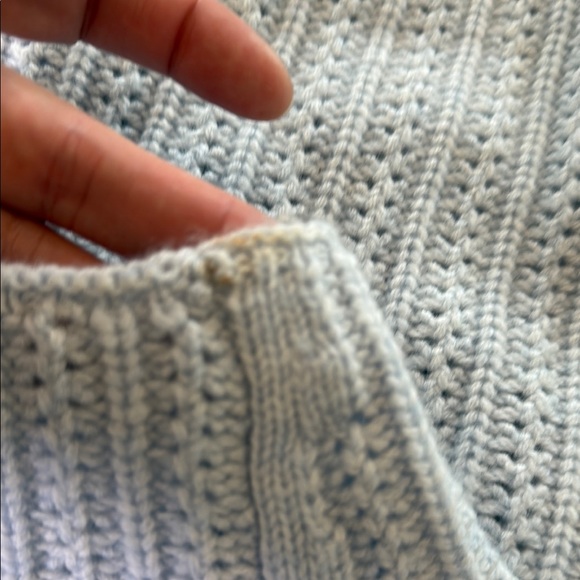 Madewell Pointelle-Stitch Mockneck Sweater Size Large - Picture 12 of 13